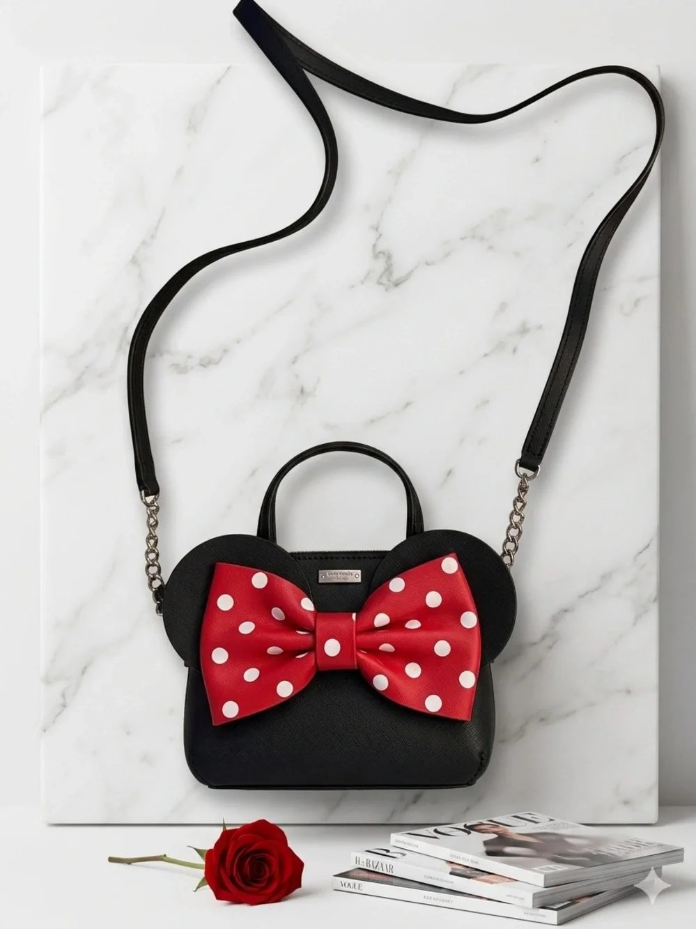 Disney x Kate Spade New York Minnie Mouse Mini Maise Crossbody Bag